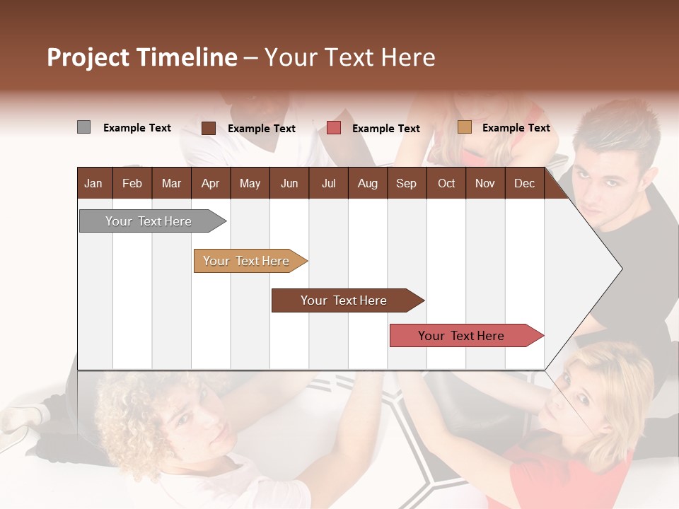 Men Football Happy PowerPoint Template