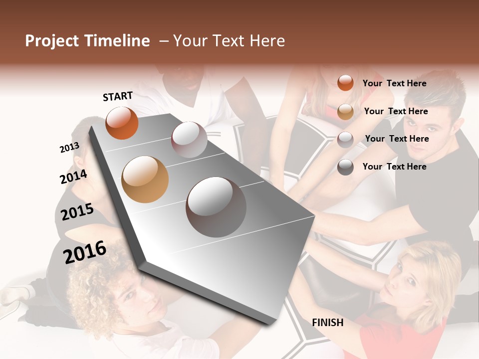 Men Football Happy PowerPoint Template