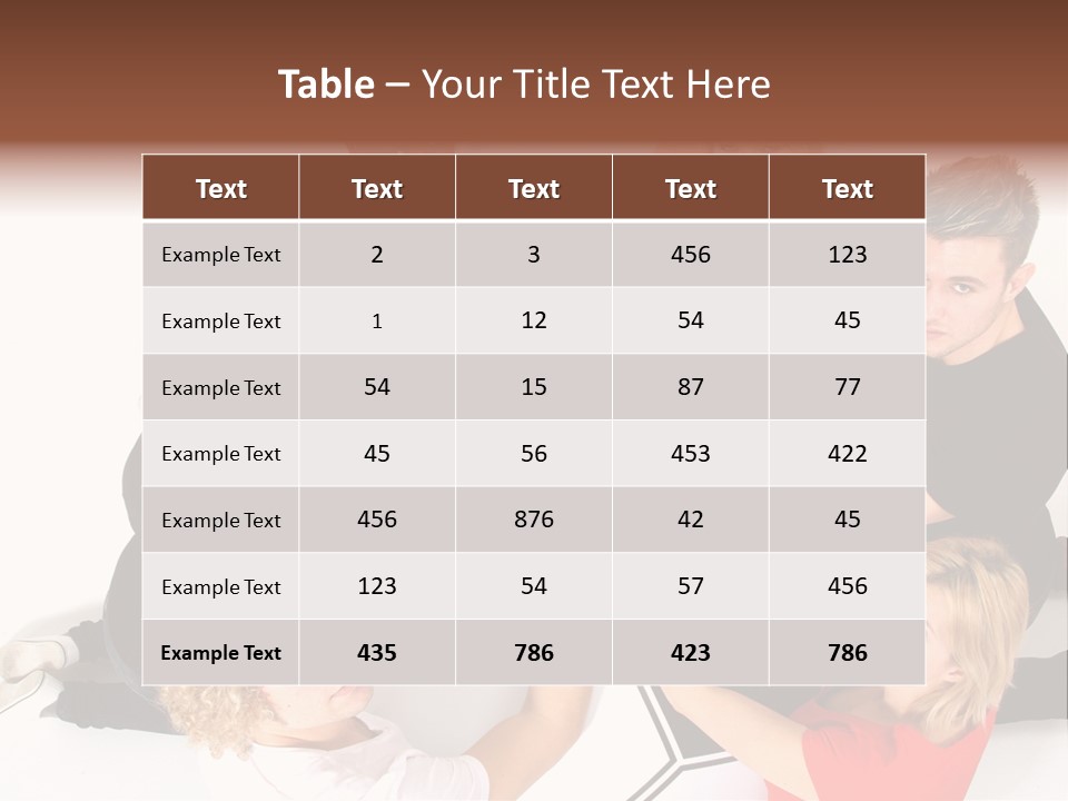 Men Football Happy PowerPoint Template