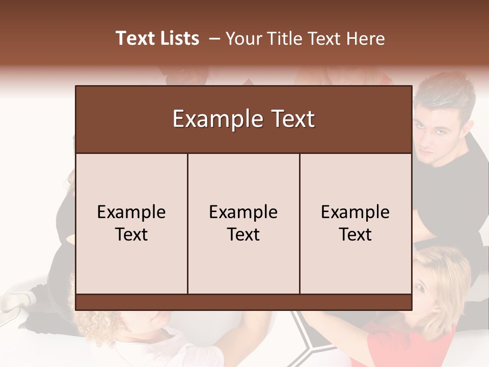 Men Football Happy PowerPoint Template