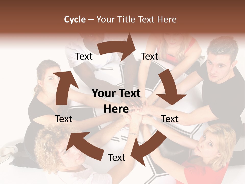 Men Football Happy PowerPoint Template