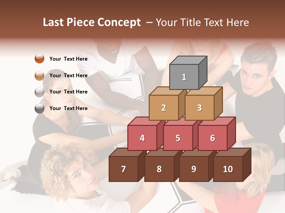 Men Football Happy PowerPoint Template