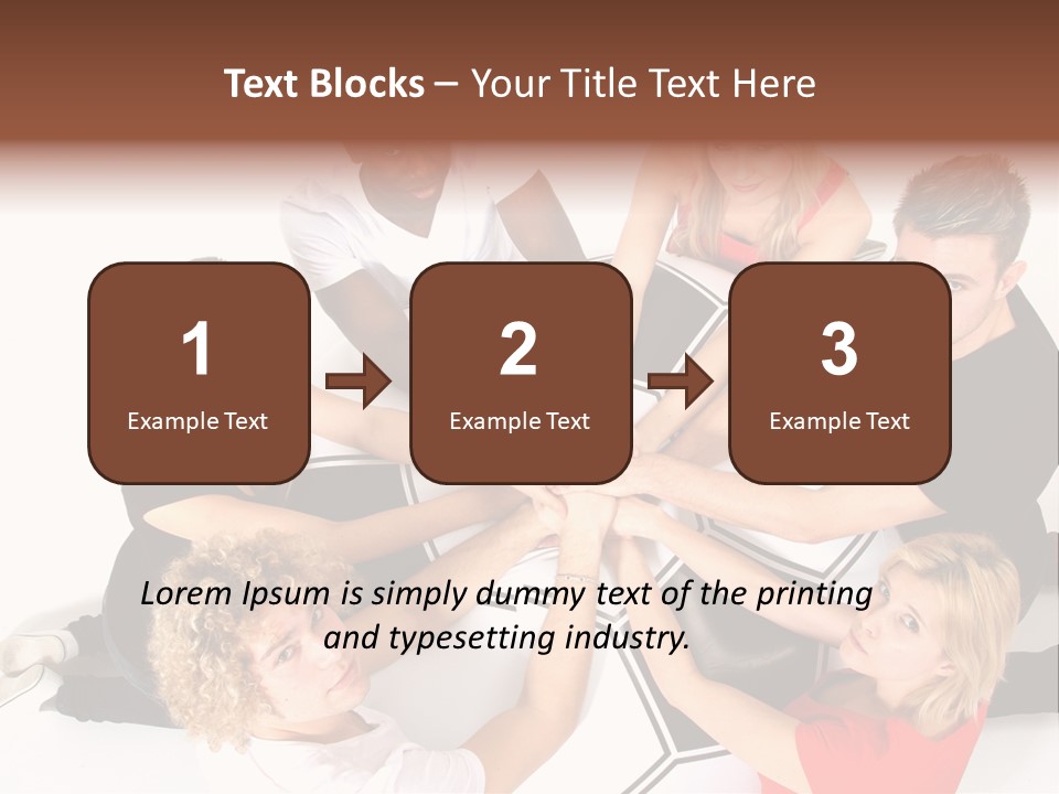 Men Football Happy PowerPoint Template