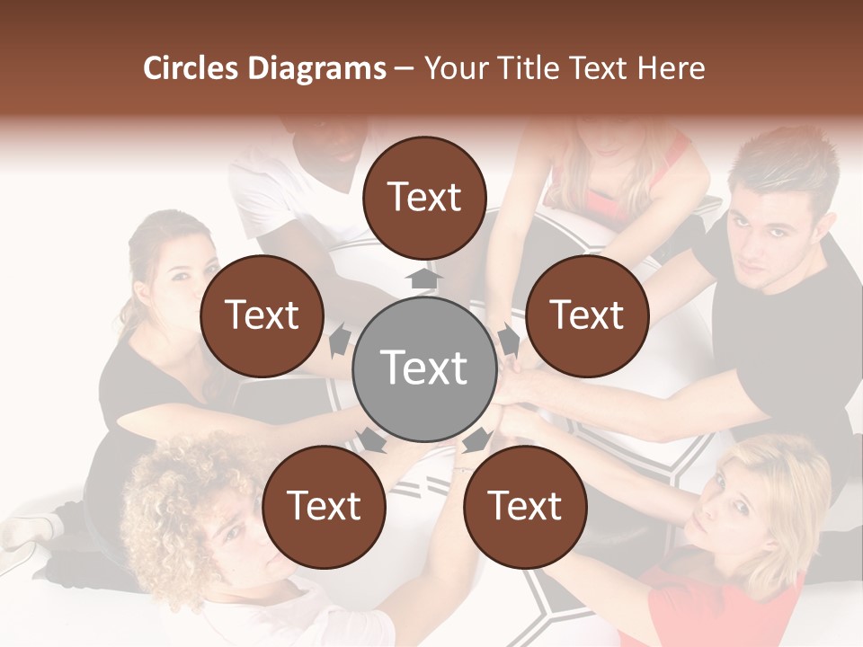 Men Football Happy PowerPoint Template