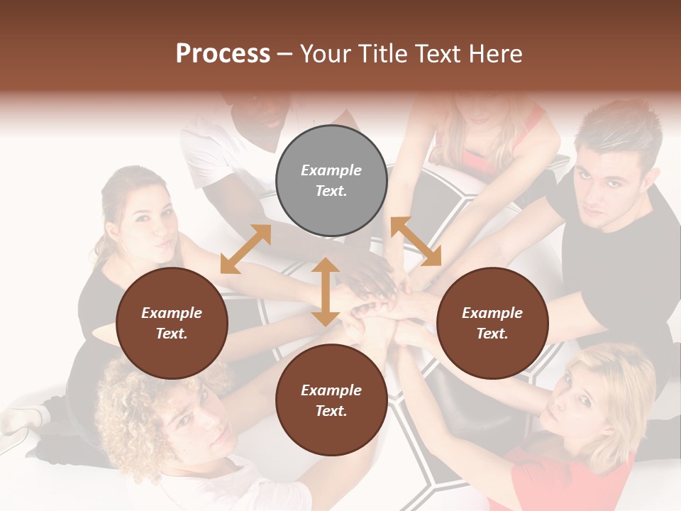 Men Football Happy PowerPoint Template