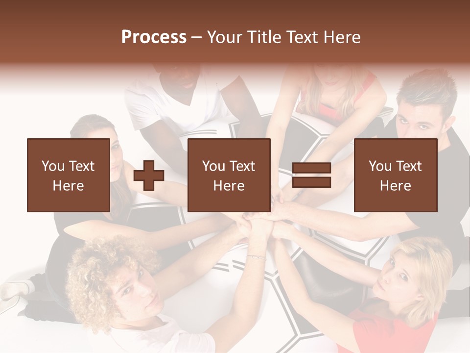 Men Football Happy PowerPoint Template