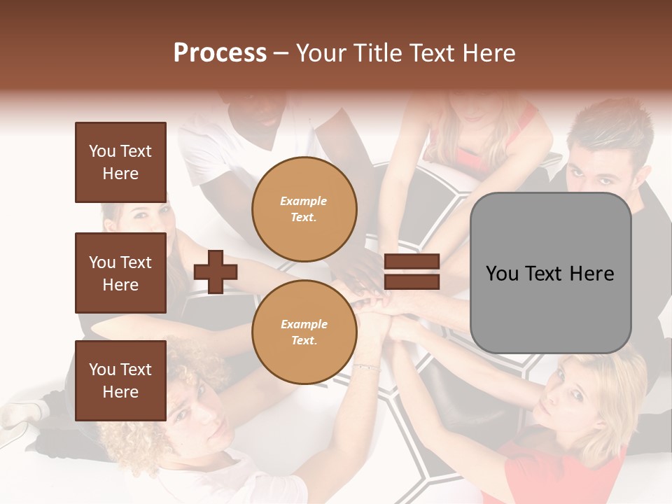 Men Football Happy PowerPoint Template