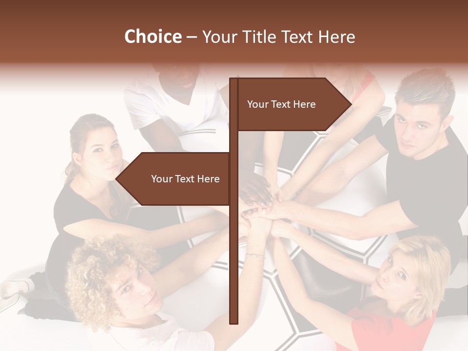 Men Football Happy PowerPoint Template