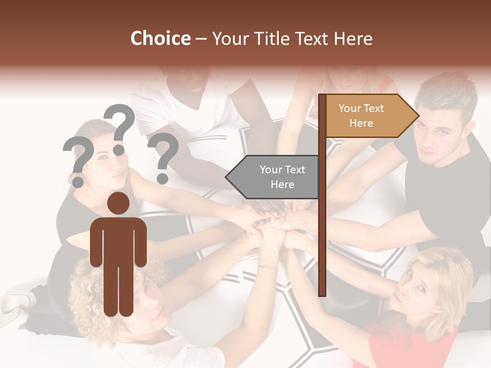 Men Football Happy PowerPoint Template