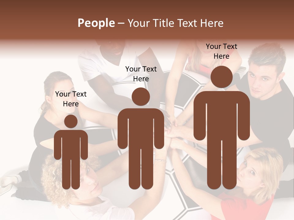 Men Football Happy PowerPoint Template