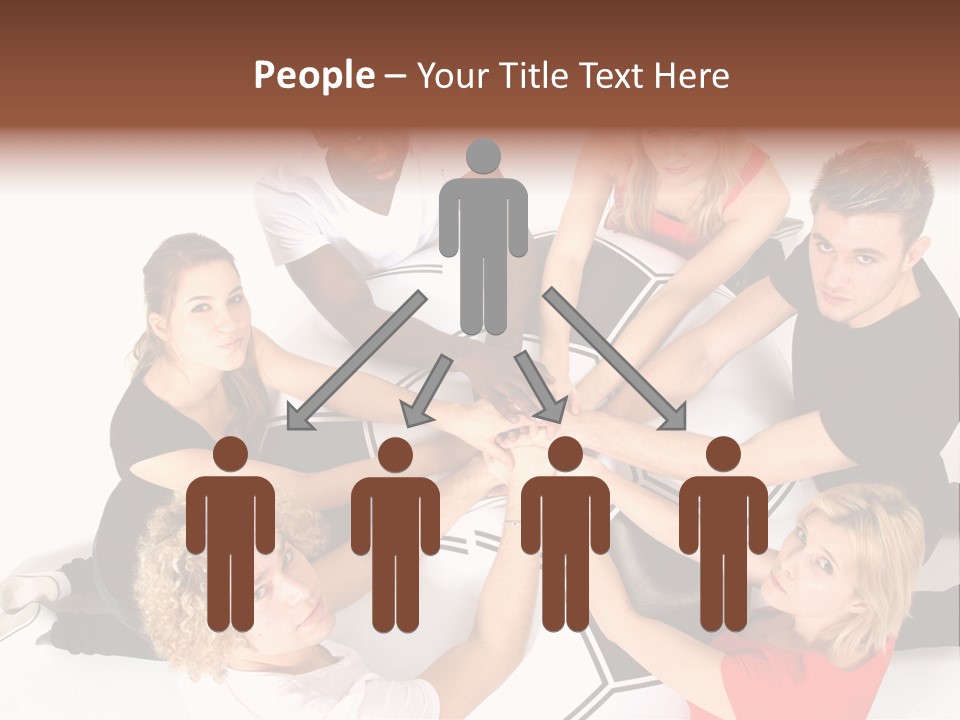 Men Football Happy PowerPoint Template