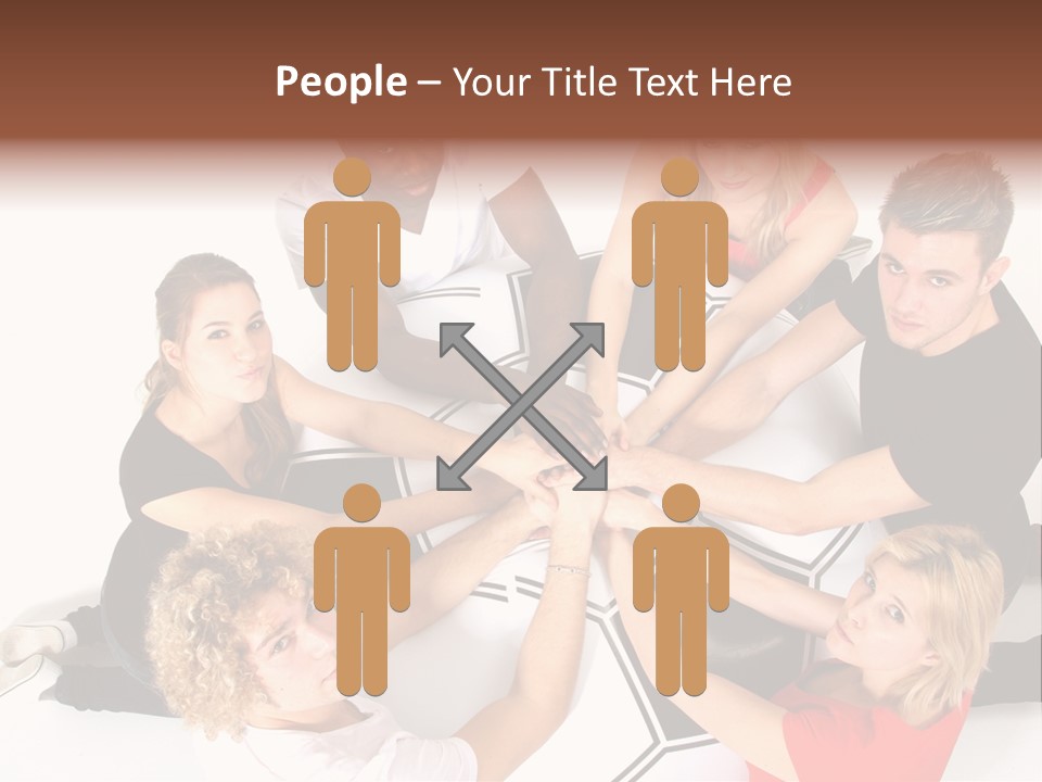 Men Football Happy PowerPoint Template