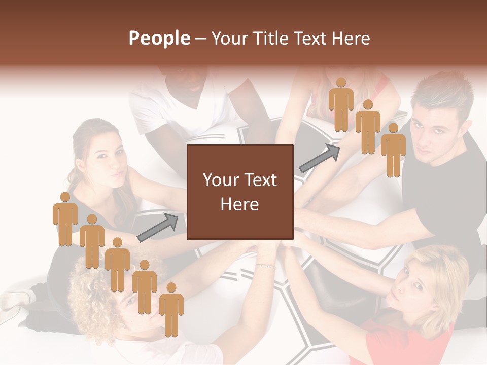 Men Football Happy PowerPoint Template