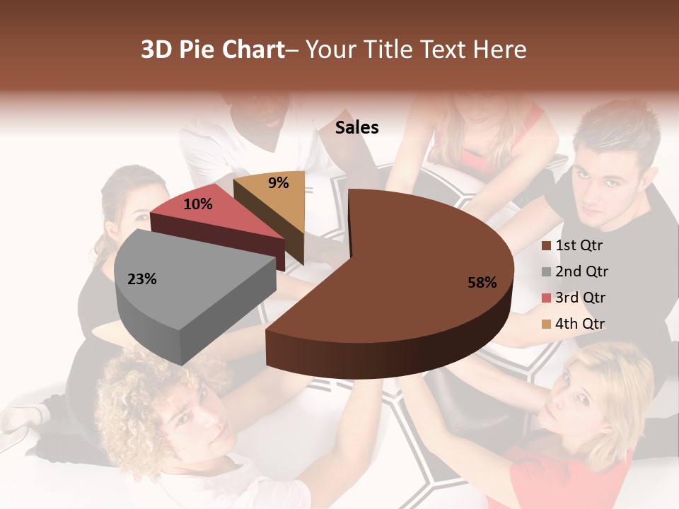 Men Football Happy PowerPoint Template