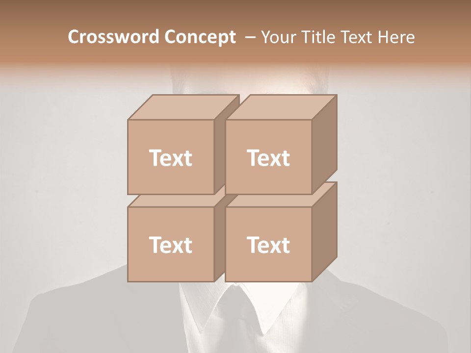 Businessman Wonder Work PowerPoint Template