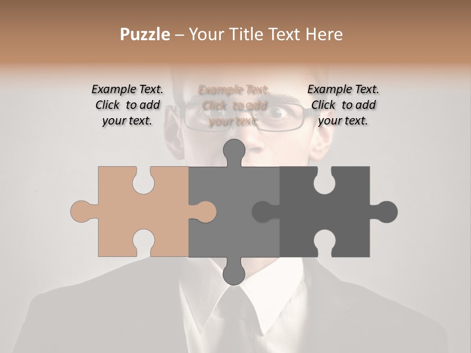 Businessman Wonder Work PowerPoint Template