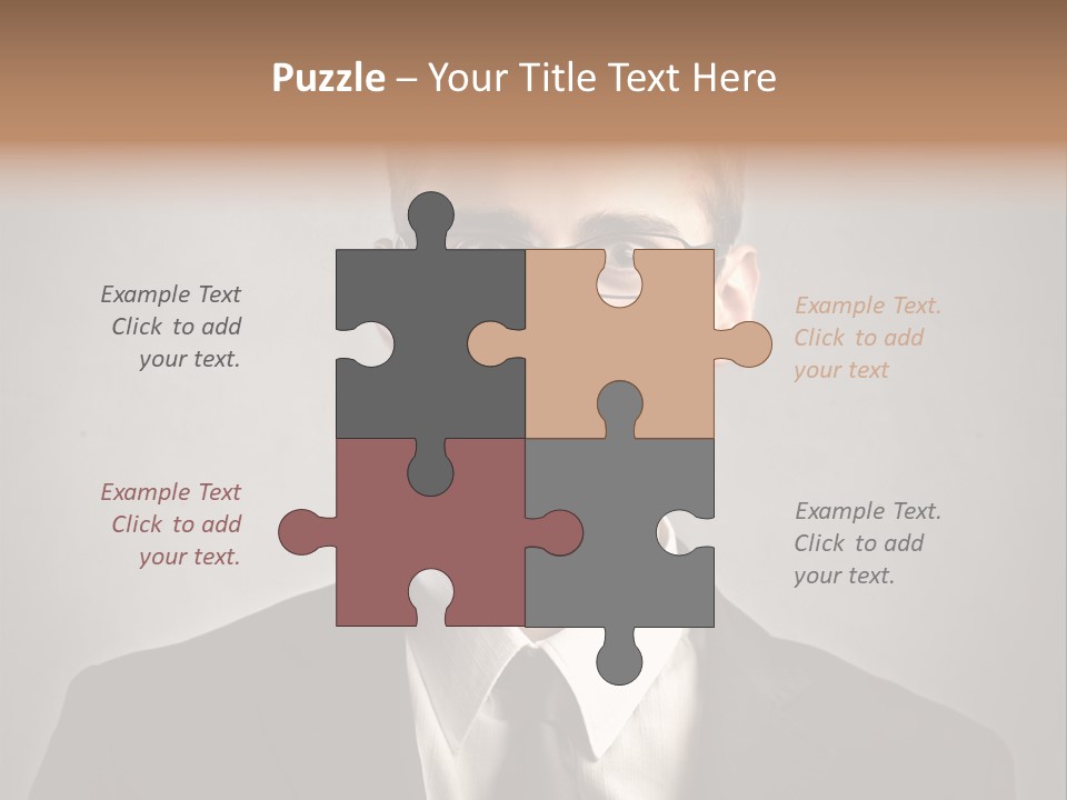 Businessman Wonder Work PowerPoint Template