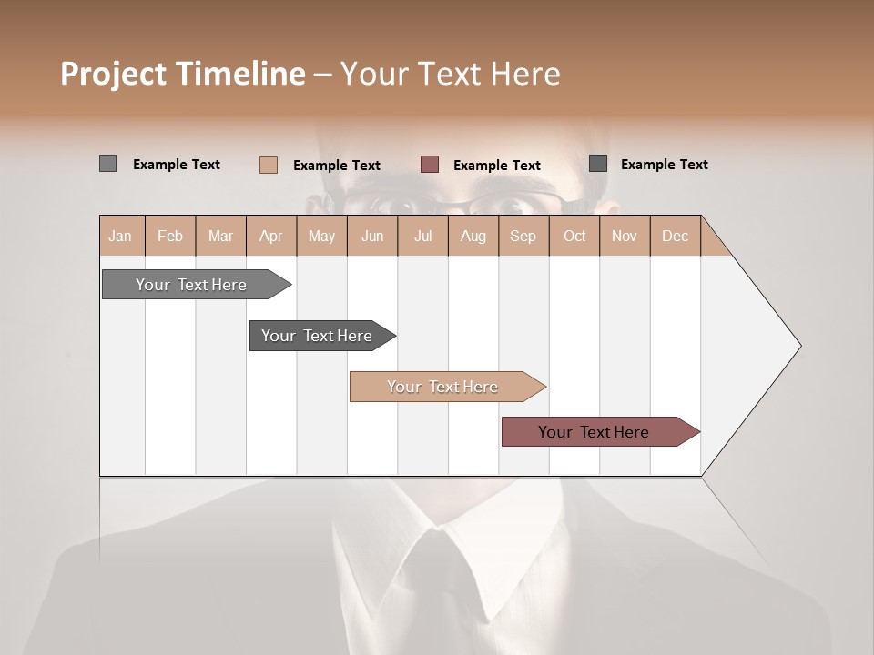 Businessman Wonder Work PowerPoint Template