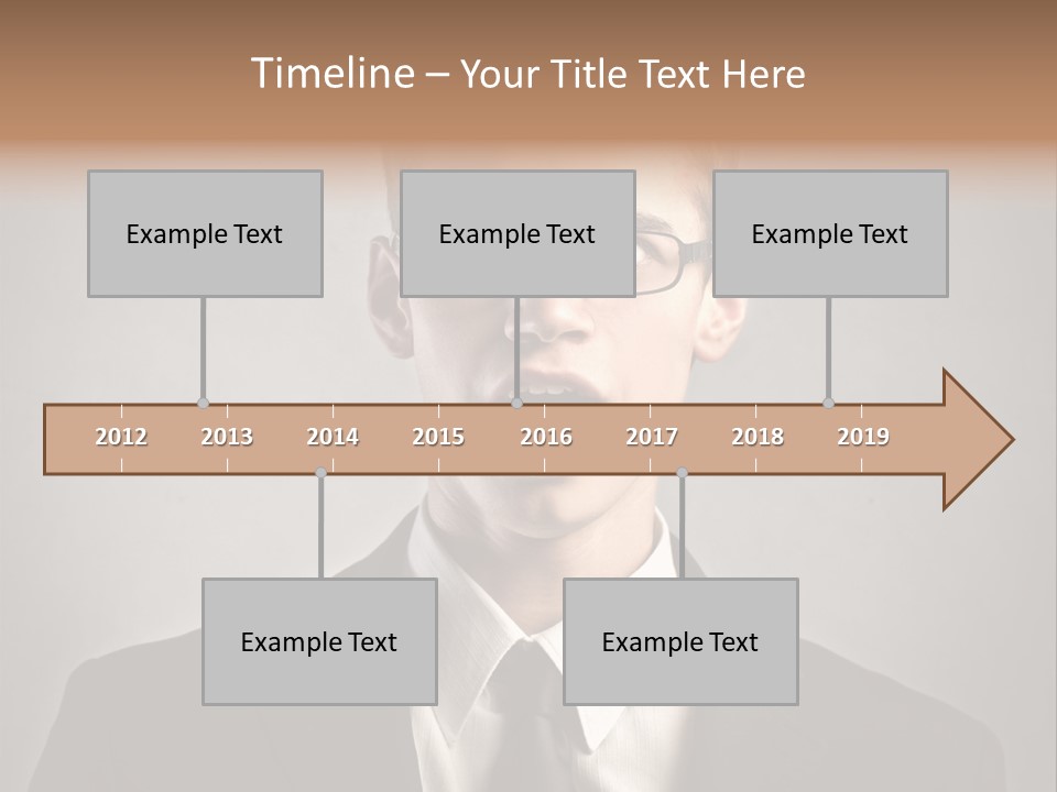 Businessman Wonder Work PowerPoint Template