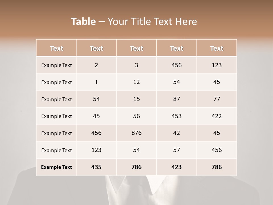 Businessman Wonder Work PowerPoint Template