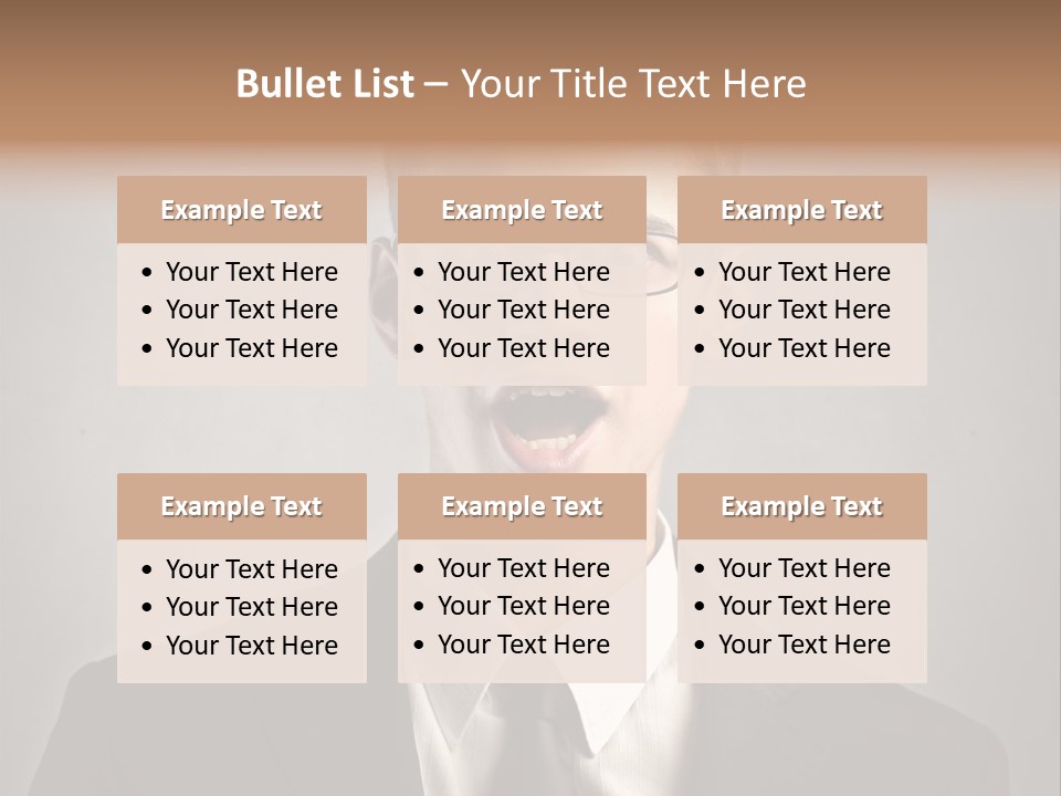 Businessman Wonder Work PowerPoint Template