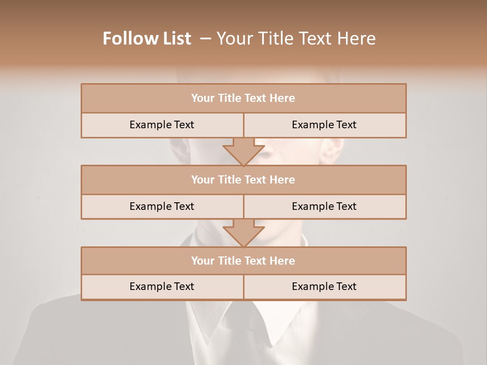 Businessman Wonder Work PowerPoint Template