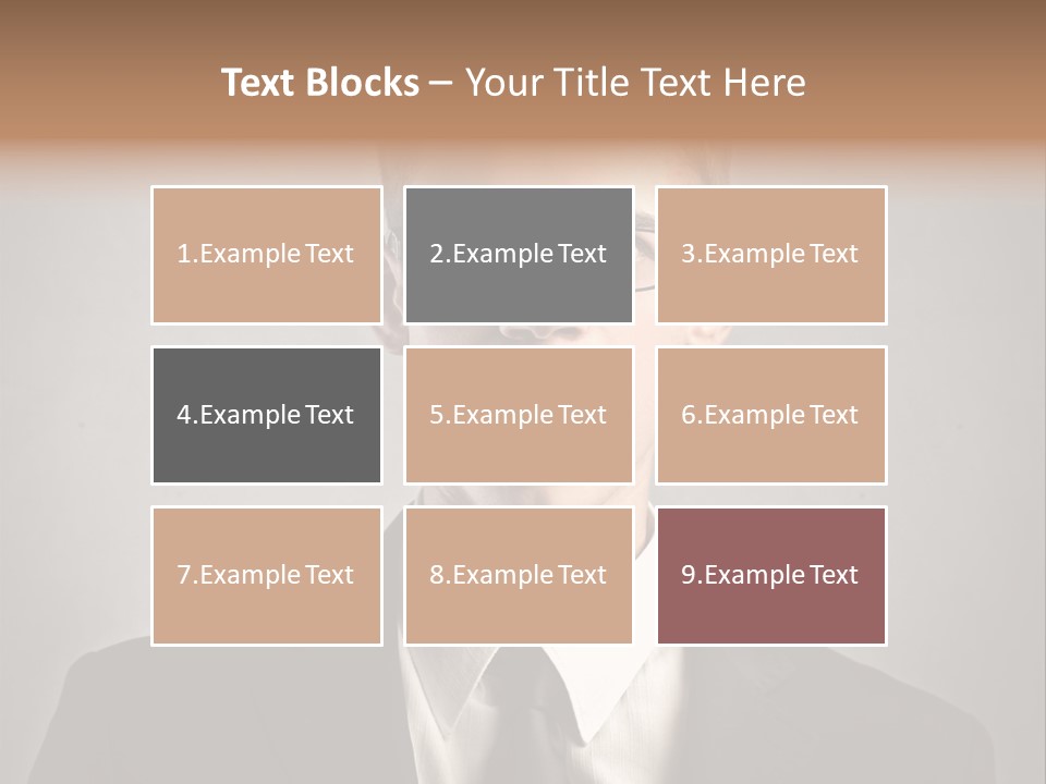 Businessman Wonder Work PowerPoint Template