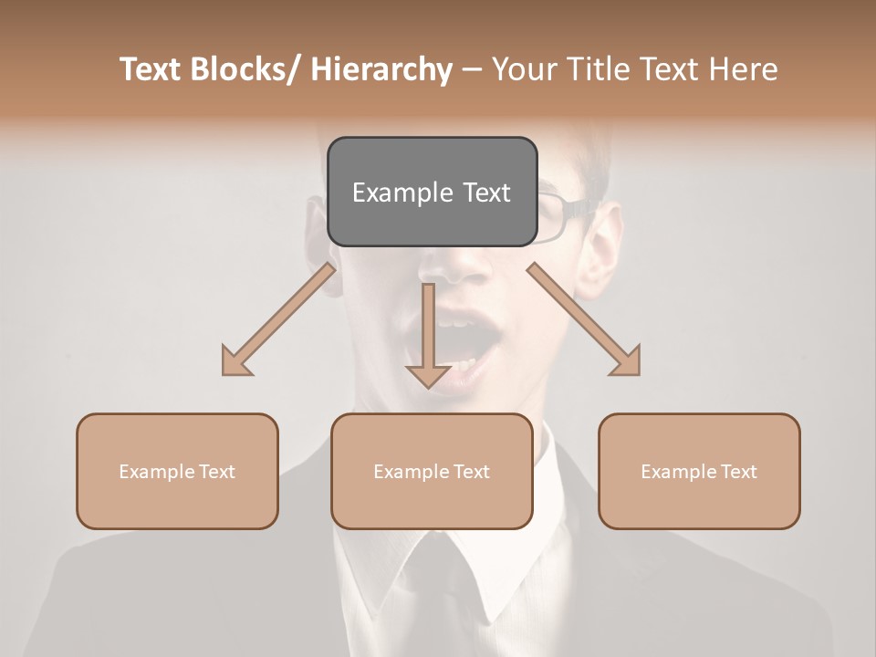 Businessman Wonder Work PowerPoint Template