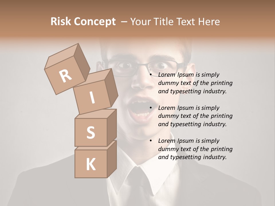 Businessman Wonder Work PowerPoint Template