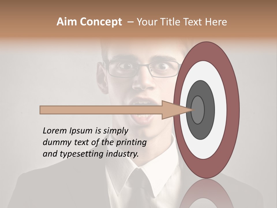 Businessman Wonder Work PowerPoint Template