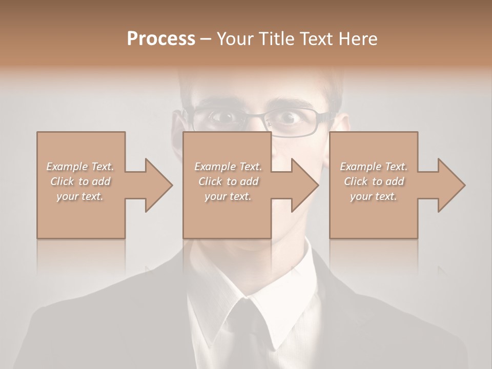 Businessman Wonder Work PowerPoint Template
