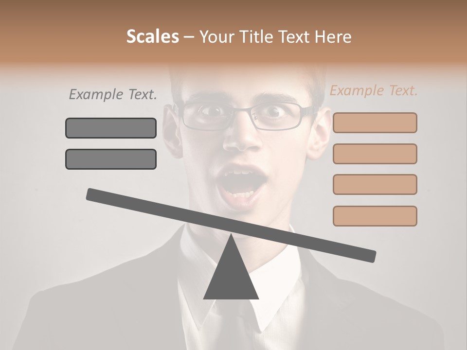 Businessman Wonder Work PowerPoint Template