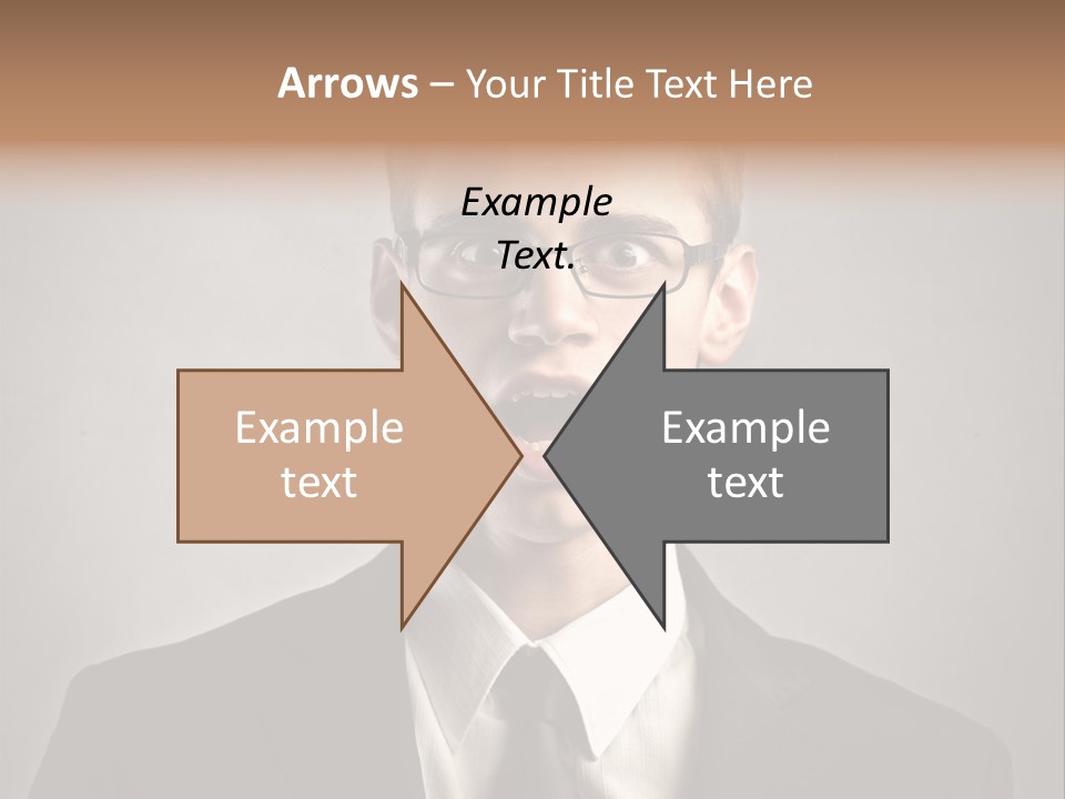 Businessman Wonder Work PowerPoint Template