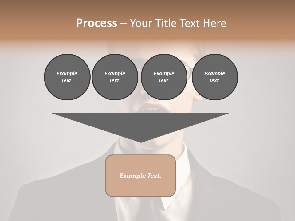 Businessman Wonder Work PowerPoint Template