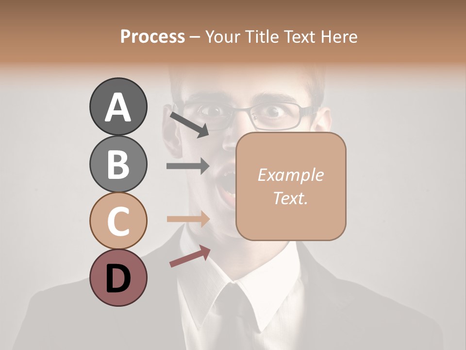 Businessman Wonder Work PowerPoint Template