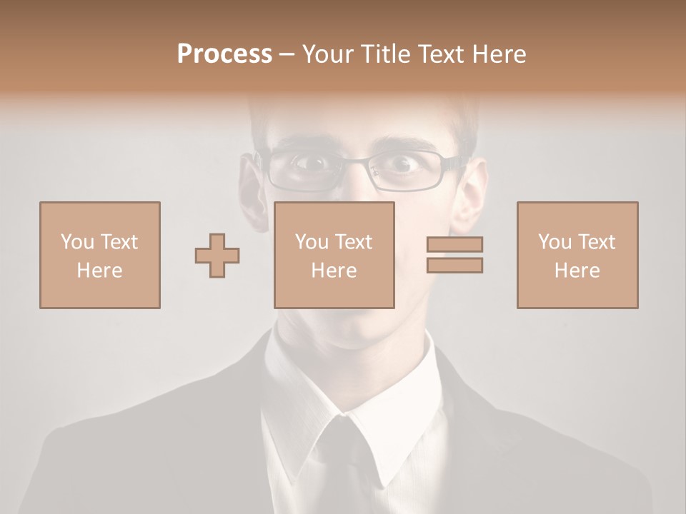 Businessman Wonder Work PowerPoint Template