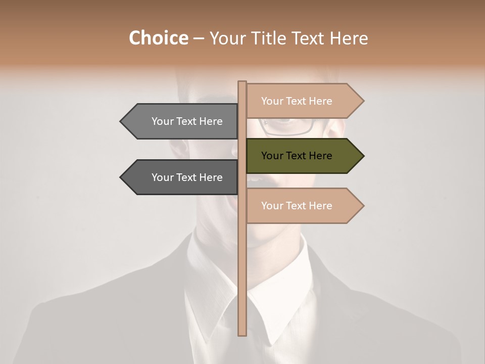 Businessman Wonder Work PowerPoint Template