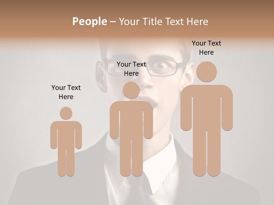 Businessman Wonder Work PowerPoint Template