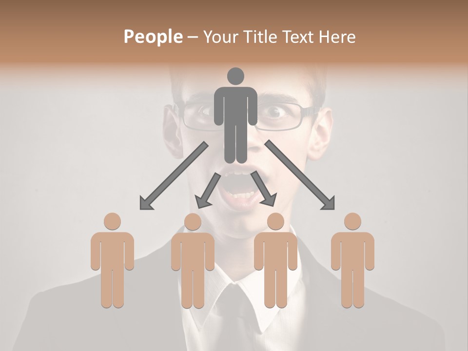 Businessman Wonder Work PowerPoint Template