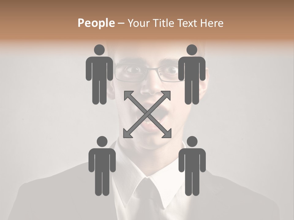 Businessman Wonder Work PowerPoint Template