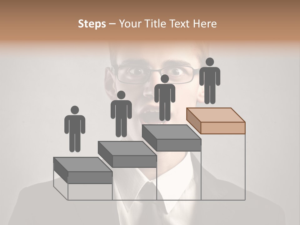 Businessman Wonder Work PowerPoint Template