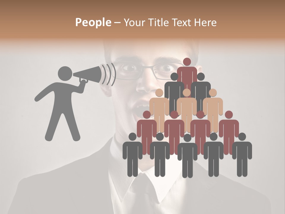 Businessman Wonder Work PowerPoint Template