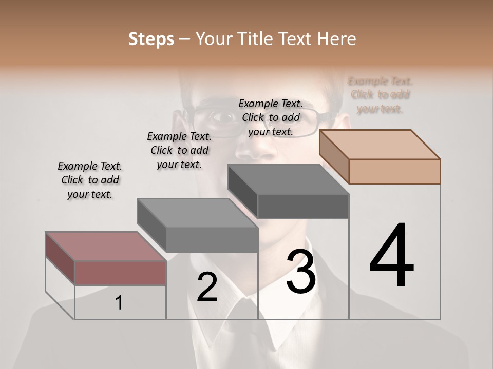 Businessman Wonder Work PowerPoint Template