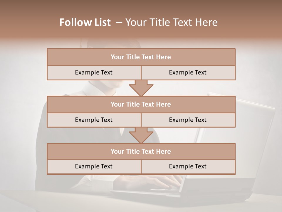 Student Internet Smile PowerPoint Template