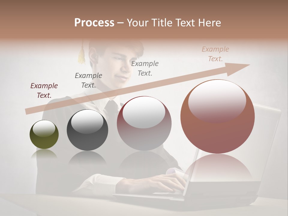 Student Internet Smile PowerPoint Template