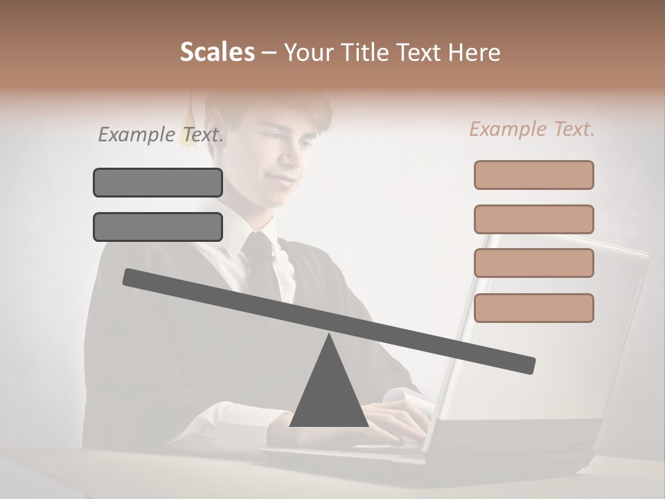Student Internet Smile PowerPoint Template