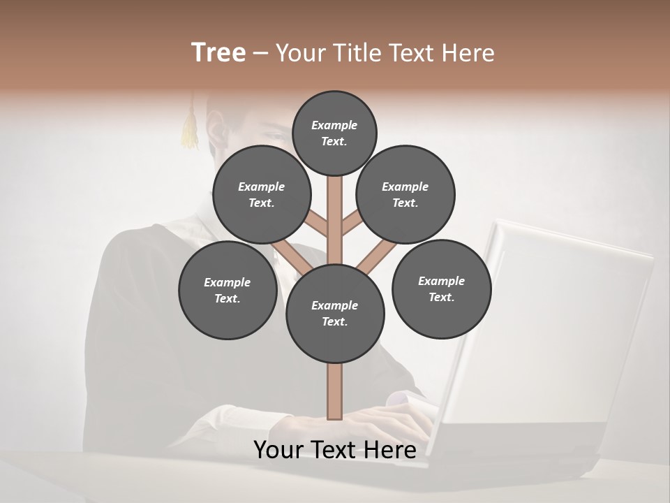 Student Internet Smile PowerPoint Template