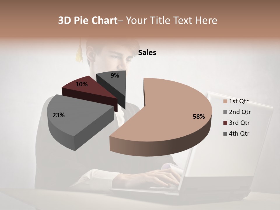 Student Internet Smile PowerPoint Template