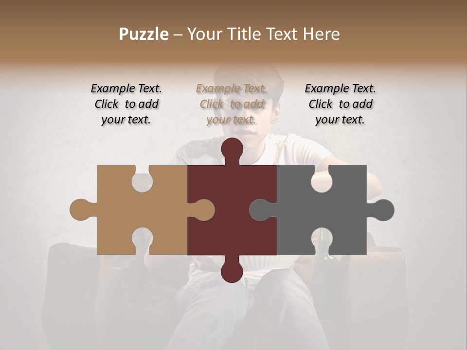 Watch Teen Sitting PowerPoint Template