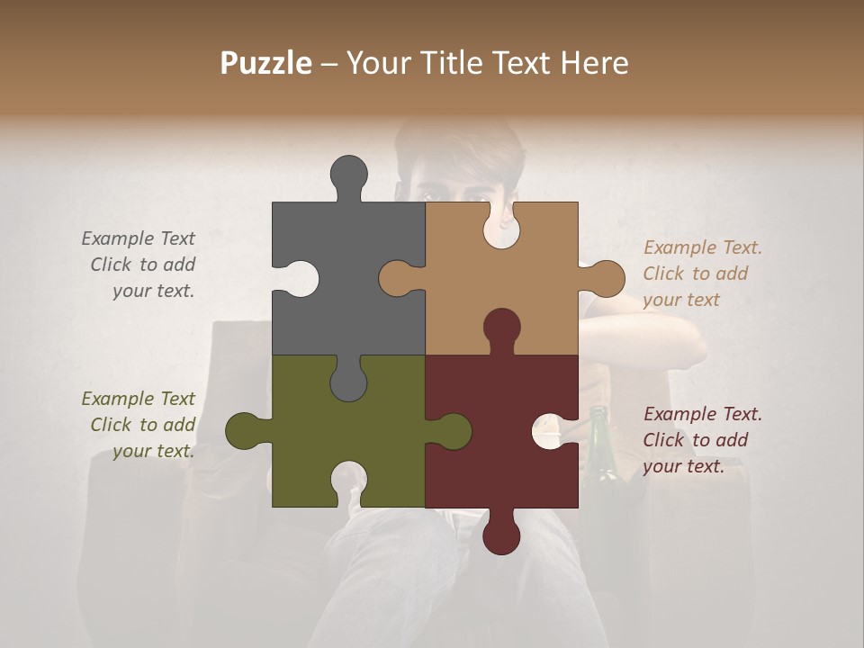 Watch Teen Sitting PowerPoint Template